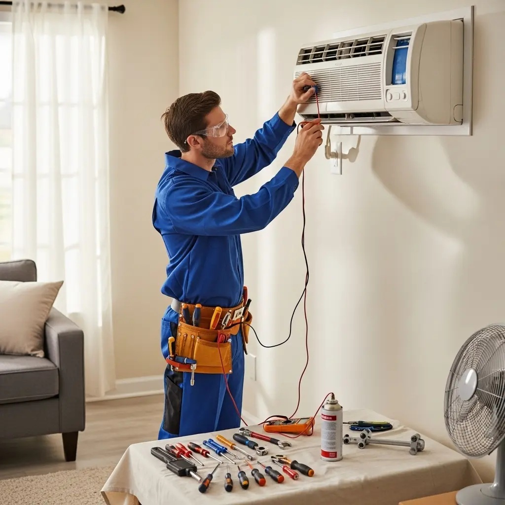 Gebze Hotpoint Hotpoint klima gaz dolumu ve bakım – Enerji verimliliği artırıldı. - Teknik servis örneği